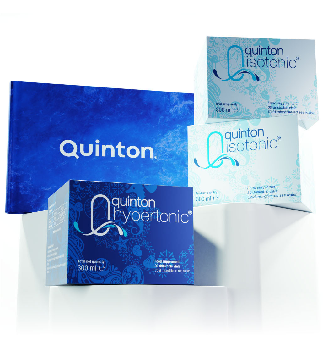 Quinton Hypertonic mineral and electrolyte ampoules.