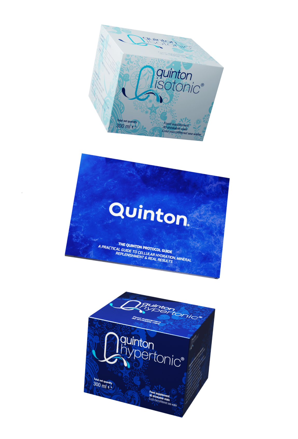 Quinton Hypertonic mineral and electrolyte ampoules.
